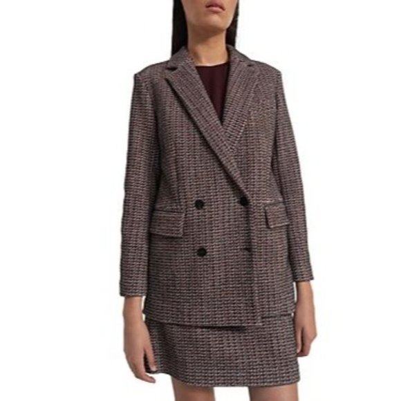 THEORY Piazza Walden Tweed Double-Breasted Jacket - NWT - Picture 8 of 12